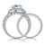 Luxury Ring Set Vintage Created Diamond