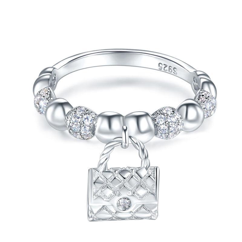 Dangle Purse Band Ring