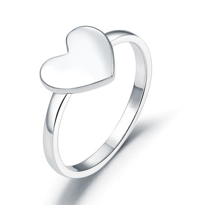 Plain Heart Ring