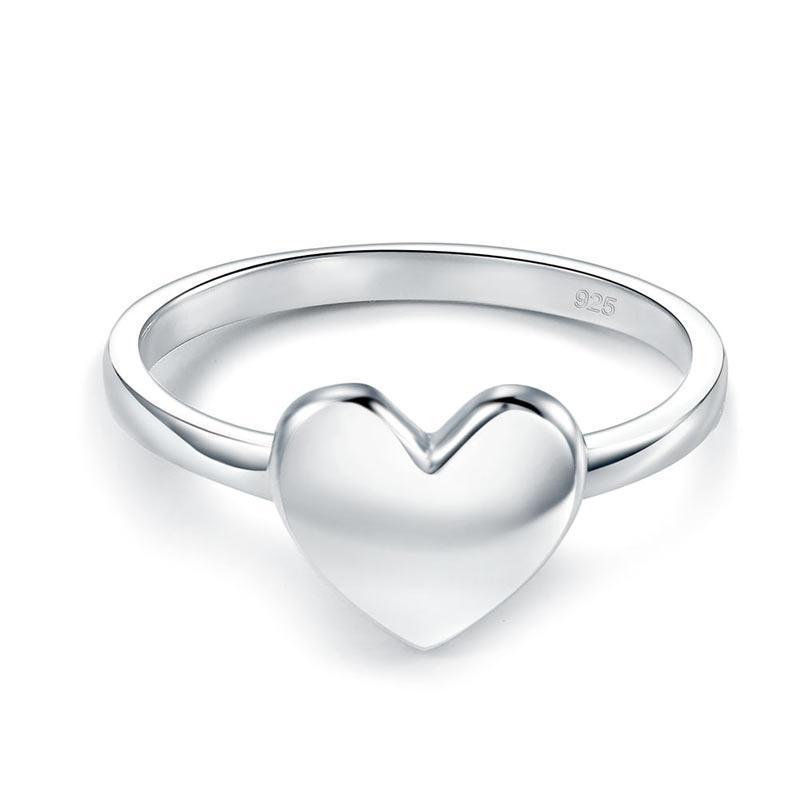 Plain Heart Ring