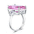 8.5 Carat Pink Created Diamante Stone Ring